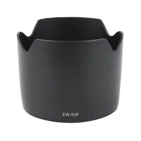 EW-83F Hitam Tutup Lensa untuk Canon 24-70 Mm F/2.8L USM Lensa Mencegah Silau 4