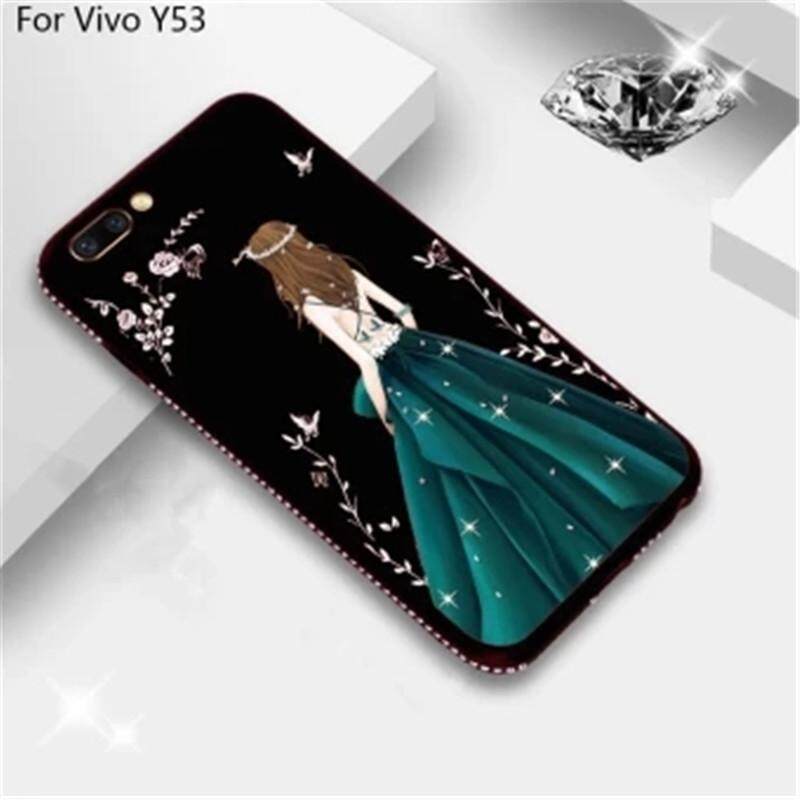 Modis Bling Secret Taman Cantik Cantik Goddess Berlian Lembut Tpu Telepon Case Sarung untuk Vivo Y53-Internasional
