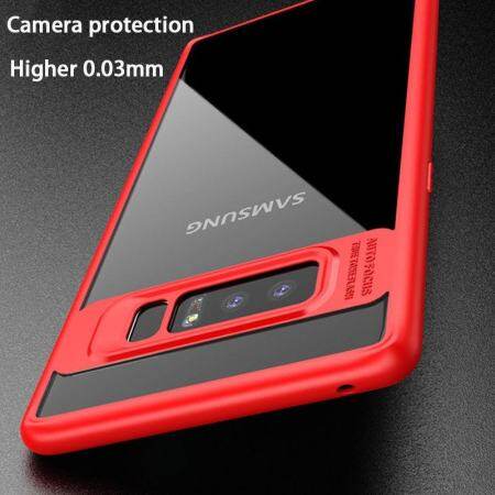 แฟชั่นกันกระแทก Ultra Thin TPU + ฝาครอบเคสพีซีแข็งโปร่งใสฝาหลังป้องกันสำหรับซัมซุงกาแล็คซี่หมายเหตุ 8 สี: สีดำ - INTL แฟชั่นกันกระแทก Ultra Thin TPU + ฝาครอบเคสพีซีแข็งโปร่งใสฝาหลังป้องกันสำหรับซัมซุงกาแล็คซี่หมายเหตุ 8 สี: สีดำ - INTL