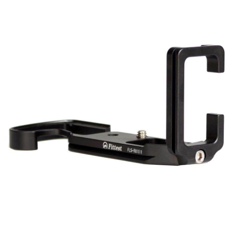 FITTEST FLS-RX10 II Vertical Shoot Quick Release L Plate Bracket Base Holder for Sony RX10M2 (Black) - intl