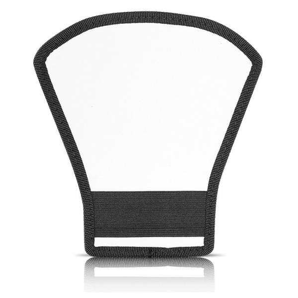 Lxvk Flash Diffuser Silver Reflektor Putih untuk Nikon Speedlite SB-600, SB-800, SB-900, canon Speedlite 380EX 430EX 550EX 580EX Vivita Flash Sunpack Sony Pentax Olympus Yongnuo Hitam Perak-Intl