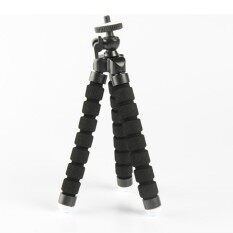 Fleksibel Mini Tripod Kecil Stand Kamera untuk GoPro Nikon Canon Sony Hitam
