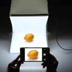 Lipat Portabel Mini Fotografi LED Lightbox Studio untuk iPhone Samsang Htc Lg Smartphone Digital atau Kamera DSLR