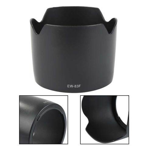 Untuk Canon 24-70 Mm F/2.8L USM Lensa Hitam Lensa Kamera Hood EW-83F Tahan Lama 2