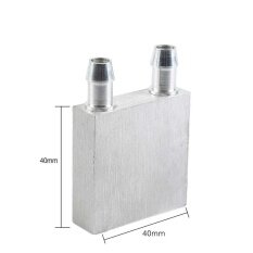 For CPU Durable Aluminum 40x40x 12mm Waterblock Cooling Water Liquid Radiator Malaysia