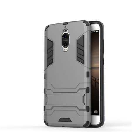 สำหรับ Huawei Mate 9 Pro Iron Man Hard เคสโทรศัพท์ชุดเกราะหุ่นยนต์ PC TPU ไฮบริด SHELL Stand Holder ป้องกันเคสกันกระแทก