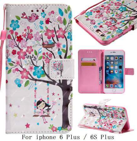 สินค้าขายดี สำหรับ iPhone 6 พลัส/6
วินาทีบวกต้นไม้นกคุณภาพสูงหนังกระเป๋าสตางค์พลิกการ์ดกรณีฝาครอบ - นานาชาติ คุณภาพดีๆ