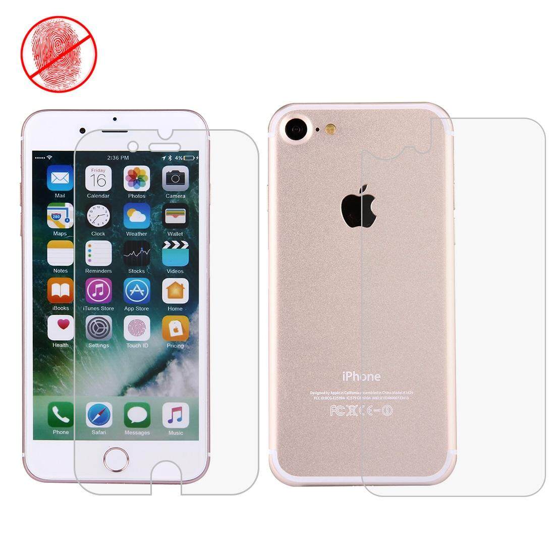 Rui Dia untuk iPhone 7 Anti Silau Non-full Depan + Belakang Layar Pelindung (Taiwan Bahan) -Internasional