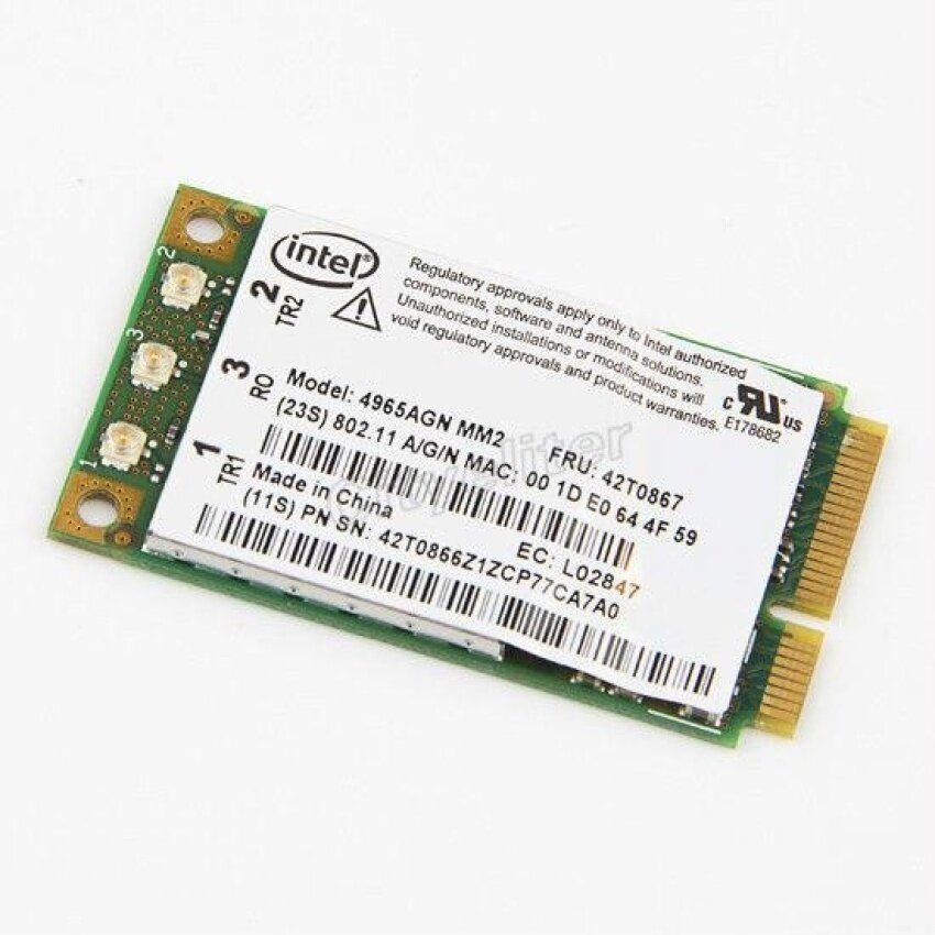For Lenovo IBM Thinkpad T61 X61 Z61 X60 R60 Intel 4965 AGN WIFIWireless-N Card - intl