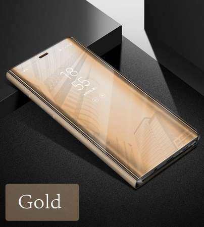 สำหรับ Samsung Galaxy หมายเหตุ 5 หรูหราชุบกระจกสมาร์ทดูกรณีใสโปร่งใสสำหรับ Samsung note5 หนังเทียมหนังที่อยู่อาศัย - นานาชาติ