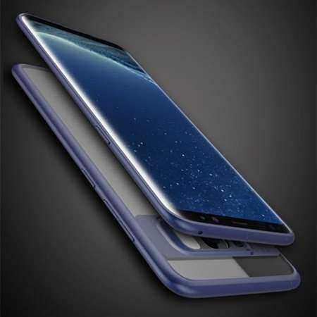 สำหรับซัมซุงกาแล็คซี่ S8 หรูหราบางเฉียบ CLEAR เคสป้องกันเต็มรูปแบบนุ่ม TPU + อะคริลิคใสโทรศัพท์ฝาหลัง - INTL