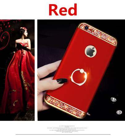 ปิดป้องกัน Vivo V5/V5S/Y67 ฝาหลัง 3 ใน 1 ชิ้น Hard Bling เพชร 360 โทรศัพท์กล่องใส่แหวนสำหรับ Vivo V5/ v5S/Y67 - INTL