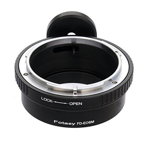 Fotasy Canon FD FL Lens to Canon EOS M EF-M Mirrorless Camera Adapter, with Tripod Mount, fits Canon M1, M2, M3, M5, M6, M10 Mirrorless Camera - intl