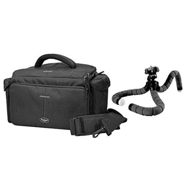 Foto Kamera Tasche Aksi Hitam M Set Reisestativ Rollei Monyet F? R Canon EOS 1300D 760D 750D 700D 800D 80D 650D 600D 100D Nikon D7200 D610 D500 D5500 D5300 D3300 D3200 -Intl