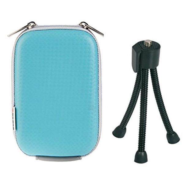 Foto Kamera Tasche Karbon Im Set MIT Flexi Tischstativ F? R Sony DSC-RX 100 RX100V HX80 Sony DSC-RX100 IV WX500 HX90V RX 100III HX60V-Intl