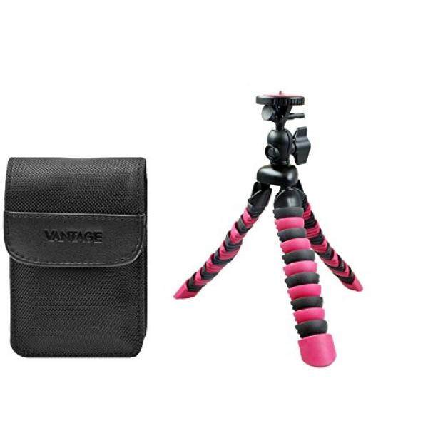 Foto Kamera Tasche DCN Vantage Set MIT Rollei Reise Stativ 100 F? R Canon IXUS 220 285 275 265 255 185 180 Sony WX350 WX220 Und Andere-Intl