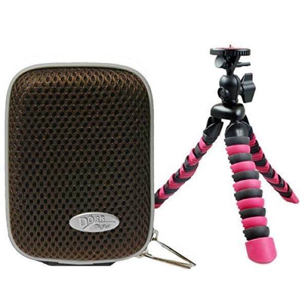 Foto Kamera Tasche Hardbox Braun Set MIT Flexi Reise Stativ F? R Sony DSC-RX100 V HX80 Sony DSC-RX100 IV WX500 HX90V RX 100III HX60V-Intl
