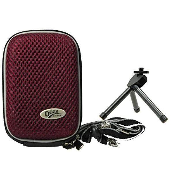 Foto Kamera Tasche Hardbox Plum Set MIT Faltbarem Tischstativ F? R Sony DSC-RX100 V HX80 Sony DSC-RX100 IV WX500 HX90V RX 100III HX60V-Intl