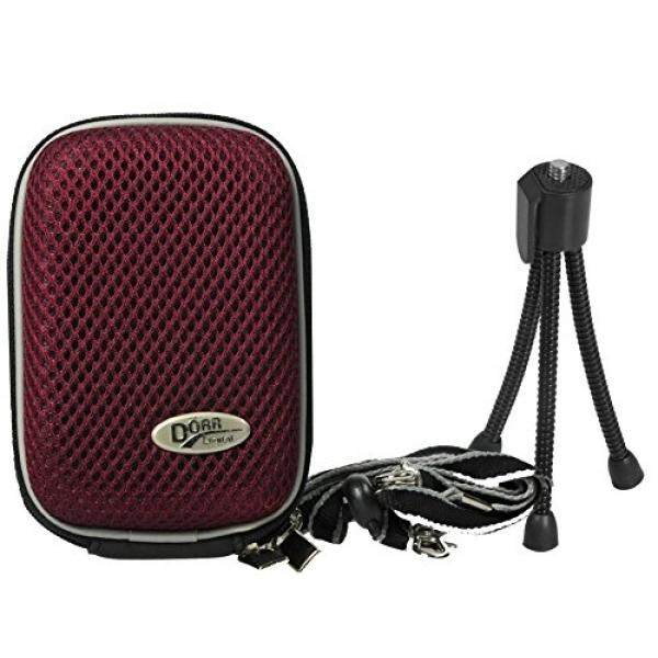 Foto Kamera Tasche Hardbox Plum Set MIT Flexiblem Tischstativ F? R Sony DSC-RX100 V HX80 Sony DSC-RX100 IV WX500 HX90V RX 100III HX60V-Intl