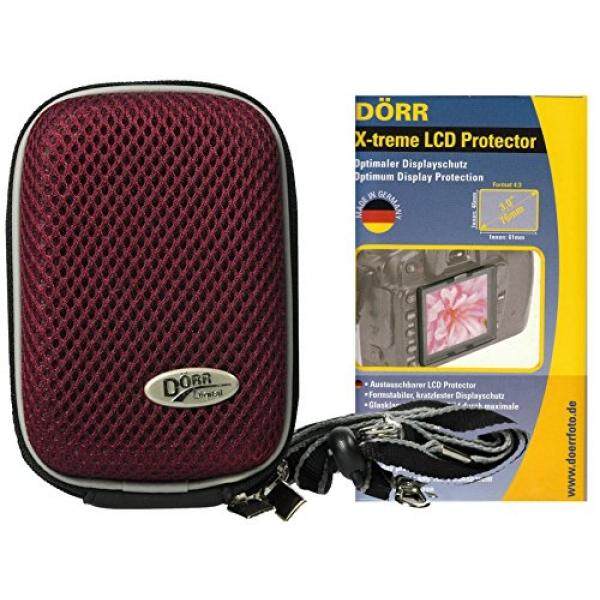 Foto Kamera Tasche Hardbox Plum Set MIT LCD Schutzfolie F? R Sony DSC-RX100 V HX80 Sony DSC-RX100 IV WX500 HX90V RX 100III HX60V-Intl