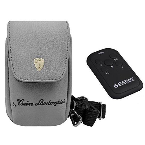Foto Kamera Tasche Lamborghini Leder Set MIT Infrarot Fernbedienung F? R Canon IXUS 190 185 180 285 275-Intl