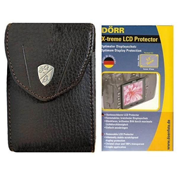 Foto Kamera Tasche Leder Modell Lamborghini Set MIT LCD Pelindung F? R Sony Cybershot DSC W830 WX350/Canon IXUS 285 HS 275 180 175/Panasonic Lumix DMC SZ10/Nikon COOLPIX A300 A10 -Intl