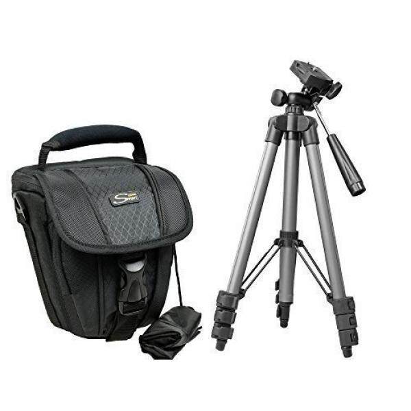 Foto Kamera Tasche Zoom M Set MIT Reise-Stativ F? R Nikon SLR D5500 D5300 D5200 D3300 D3200 Canon EOS 1300D 1200D 700D Sony Alpha 6000 5100 Und Viele Andere-Intl