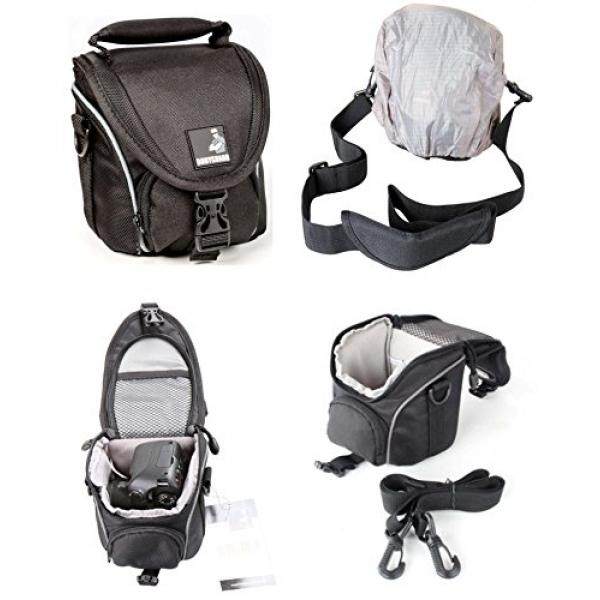 Foto-tasche klein schwarz - passend f?r Nikon Coolpix B500 L330 L340 L840 Canon Powershot SX530 SX540 HS - intl