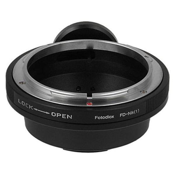 Fotodiox Lensa Adaptor Dudukan Canon Lensa FD untuk Nikon 1 Kamera Sistem Mirrorless Kamera Digital Seperti S2, J4, V3, AW1-Intl