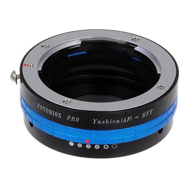 Fotodiox Pro Lens Mount Adapter - Yashica 230 AF SLR Lens to Micro Four Thirds (MFT, M4/3) Mount Mirrorless Camera Body, with Built-In Aperture Control Dial - intl