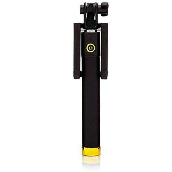 Fotogroov®Hari Ini 60% Off! Fotogroov Selfie Stick Kompak Ukuran Saku Ponsel Pintar Bluetooth Kualitas Terbaik Monopod untuk iPhone 6 6 S 5 5 S Android Ponsel Kamera GoPro (Emas) -Intl