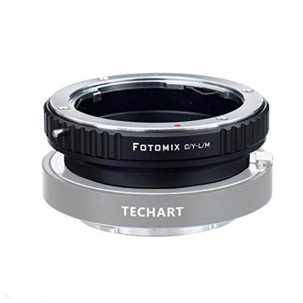 FOTOMIX CY-L/M Mount Adapter for ZEISS Contax CY Yashica YC Lens to Leica M L/M M9 M8 M7 M6 M5 Camera Works with TECHART Auto Fo - intl