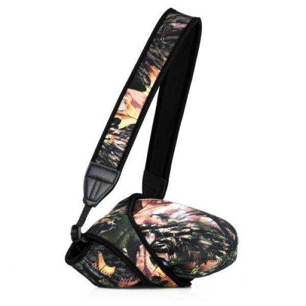 Fototech Doppelseitige Neoprentasche Schutztasche F? R Canon Nikon Sony Panasonic Fujifilm Olympus Pentax Sigma DSLR/SLR/Jahat Kameras MIT Fototech Samtbeutel Ukuran Medium Tas + tali Kamuflase-Intl