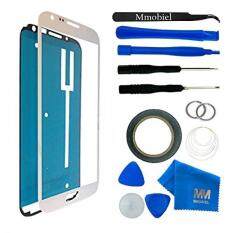 Front Glass for Samsung Galaxy NOTE 2 N7100 N7105 i605 T889 i317 White Display Touchscreen incl 12 pcs Tool Kit / Pre-cut Sticker / Tweezers/ Roll of 2mm Adhesive Tape / Suction Cup / Metal Wire / Microfiber cleaning cloth MMOBIEL