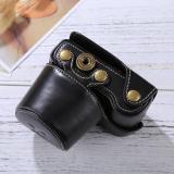 Full Body Camera PU Leather Case Bag with Strap for Sony A5100 / A5000 / NEX-3N (16-50mm / 40.5mm Lens)