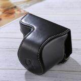 Full body camera pu leather case bag with strap for sony a5100 / a5000 / nex-3n