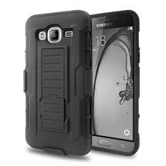 Pelindung Kerusakan Masa Depan Sarung Hybrid Wadah untuk Samsung Galaxy J1 (2016) J120 Ponsel Pelindung Belakang + Klip