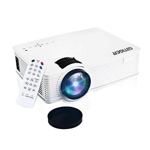G Btiger Proyektor Mini Portabel Umens 1920X1080 Piksel 20000 Jam Lensa HIDUP Kali LCD LED Proyektor Home Theater, AV/HDMI/VGA/USB-Intl
