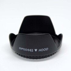 Getek 62 Mm Dudukan Baut Bunga Lensa Mahkota Hood Bentuk Kelopak 62 Mm untuk Perkakas Bertualang