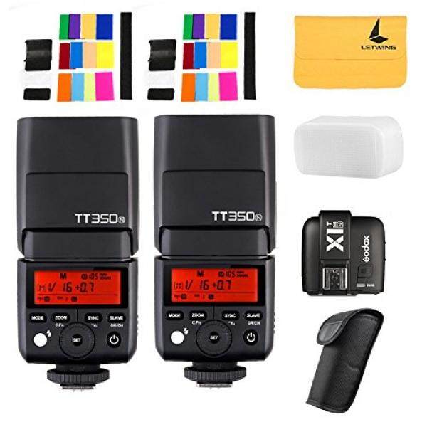 GODOX TT350N 2.4G HSS 1/8000 S TTL GN36 2 Pcs Kilat Kamera Speedlite untuk Nikon Mirrorless Digital Camera-Intl