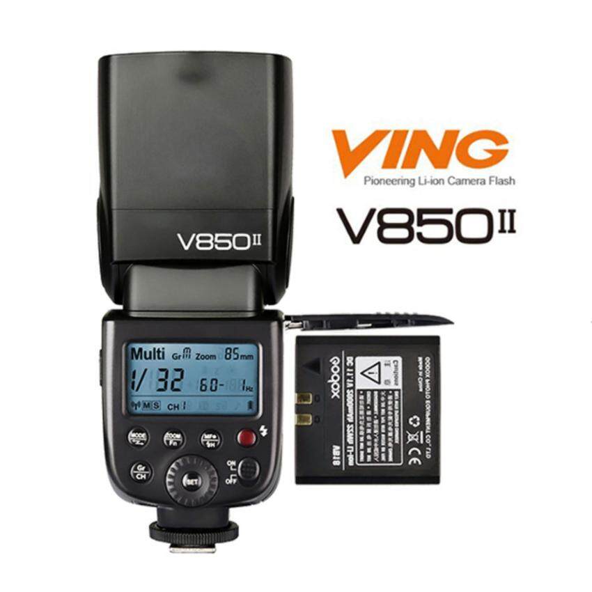 Nicetech Godox V850 II Li-Ion 2.4Ghz Wireless Speedlite Flash for Canon Nikon For Sony Free Battery & Charger (Local Warranty)
