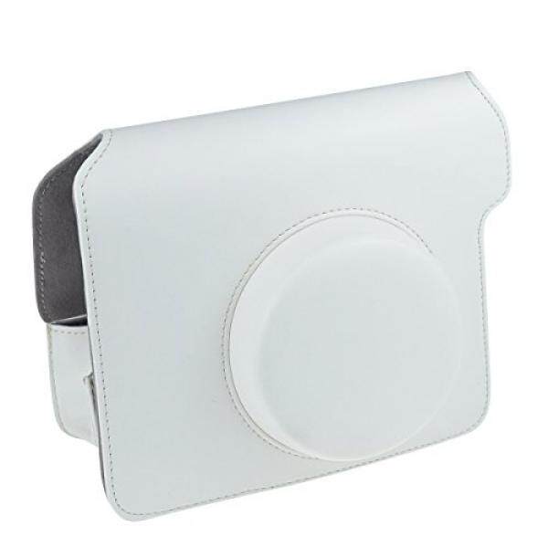 Goocor Lebar 300 Instan Kamera Pu Ledertasche F? R Fujifilm Instax Lebar 300 Instan Film Kamera MIT Schulterriemen (Wei��)-Intl