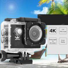 F60 4K Wifi aksi kamera 16MP 170 gelar luas malaikat olahraga DV Waterproof EU Plug