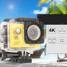 F60 4K Wifi aksi kamera 16MP 170 gelar luas malaikat olahraga DV Waterproof US Plug
