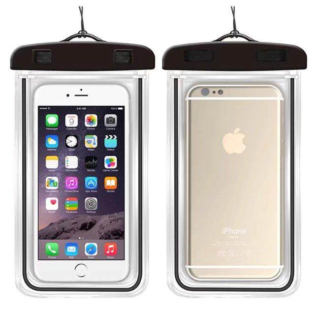 Kualitas Baik Anti-Air Telepon Tas untuk Lenovo Zuk Z2 Pro Lembut Bening Kantung Case Olahraga Menyelam (Cocok untuk 6 inches Di Bawah) -Internasional
