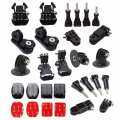 Bundle Kit Mount Thumb Knob Adapter Arm Chain Tripod Screw for Go pro hero 6 5 4 3 Xiao mi Yi 4k Go Pro Session SJ CAM SJ4000 EK EN H9 4k mijia Action Sport Camera Accessories