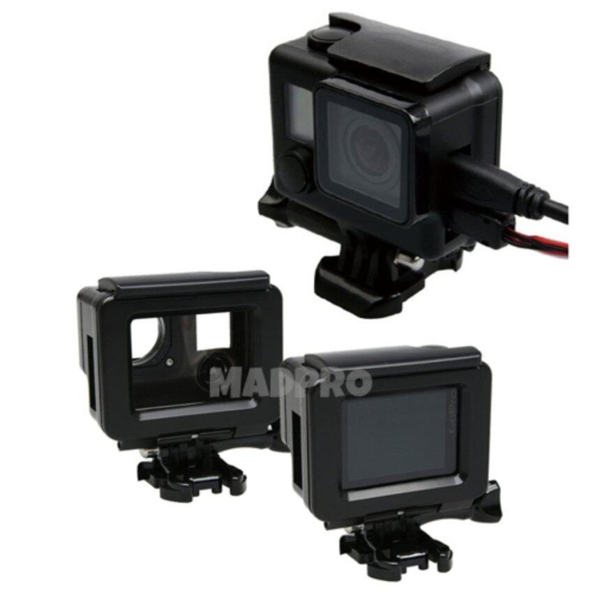 GoPro Accessories Skeleton Case Side Open Protective Housing Blackout Protective Cover With Touchable Backdoor for Go Pro Hero 4 3+