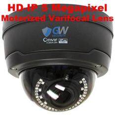 GW Security 5MP Sony IMX326 Exmor R Starvis Technology 4X Optical Motorized Zoom Outdoor Indoor PoE 1920P Back-illuminated Dome H.265 IP Camera 130FT IR Distance