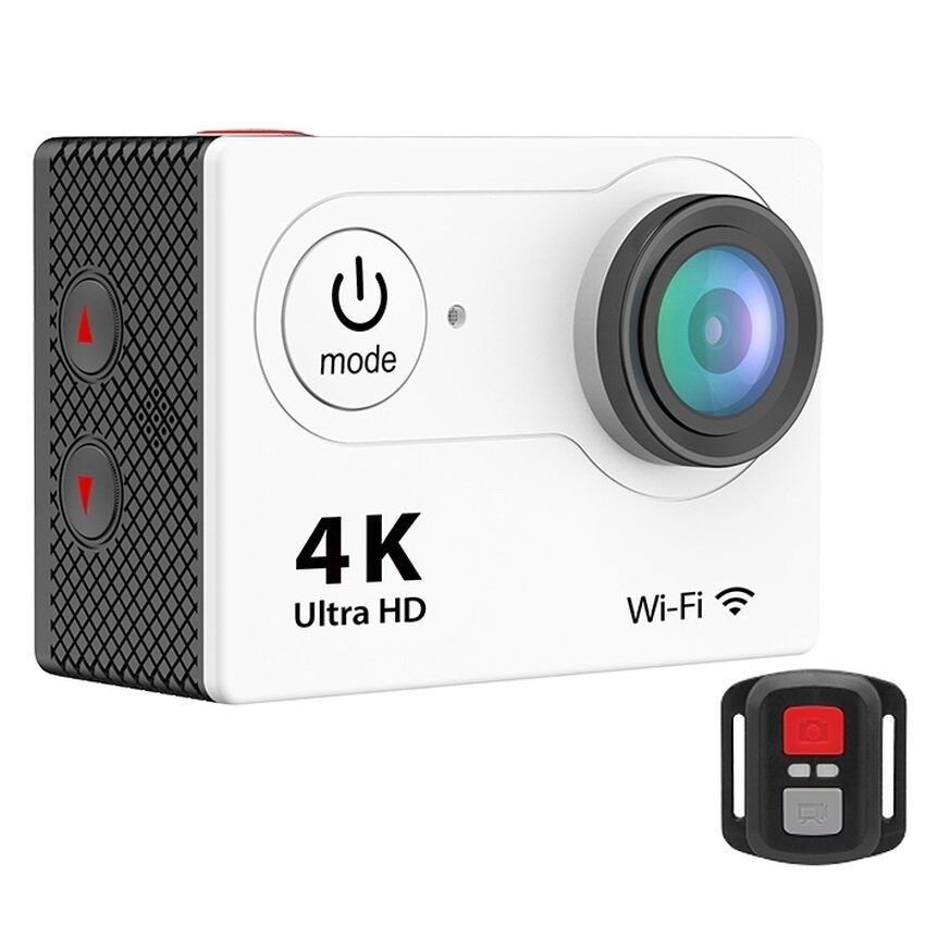 H9R Jarak Jauh Pengendali 2-Inci LCD Ultra-hd 4 K WIFI Olahraga Kamera Aksi (Putih) -Internasional