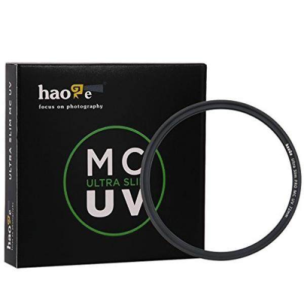 Haoge 72 Mm Ultra Ramping MC Perlindungan Sinar UV Multicoated Ultraviolet Filter Lensa untuk Canon Nikon Sony Minolta Pentax Olympus Panasonic Leica Zeiss Tamron kamera Digital DSLR Lensa-Intl